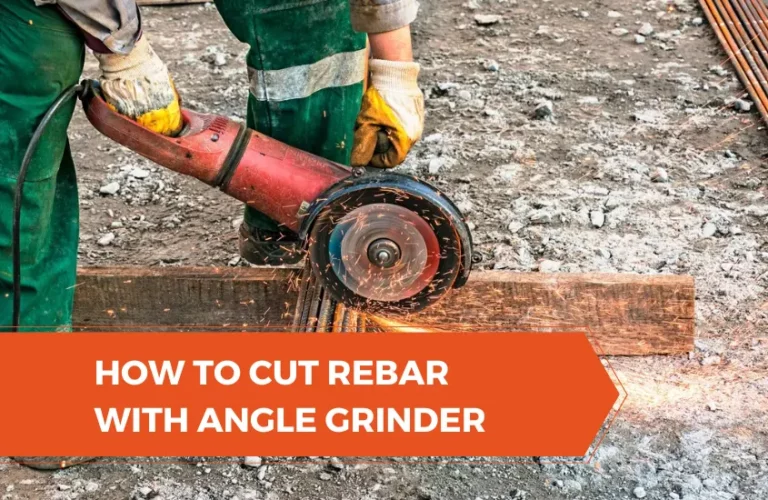 how to cut rebar with angle grinder